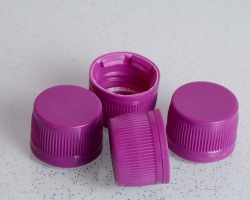 Plastic Violet Pilferproof Cap for 25 mm neck