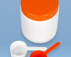 Plastic Container 200ml with Cap & Spoon
