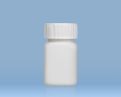Plastic Square Container 50ml with CRC Cap