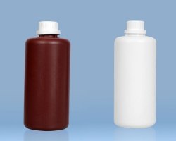 Plastic Round Container 500ml with Pilferproof Cap & Innerplug