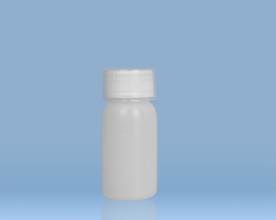 Plastic Bottle 30ml with Cap & Measuring Cup 10ml for Dry Syups