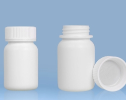 Plastic Round Container 110ml With CRC Cap
