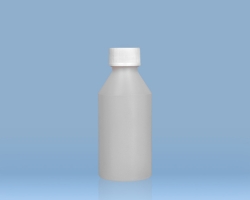 Plastic Bottle 150ml with Normal Scew Cap (Conical Shape) for Dry Syrups