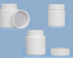 Plastic Container 44.5 x 54 mm with Cap