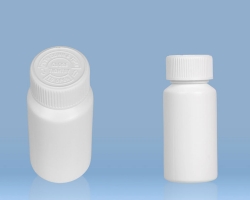 Plastic Round Bottle 75ml with CRC Cap