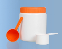 Plastic Container 300ml with Cap & Spoon