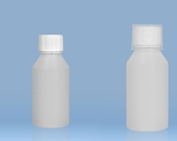 Plastic Bottle 150ml with CRC Cap (Conical Shape) for Dry Syrups